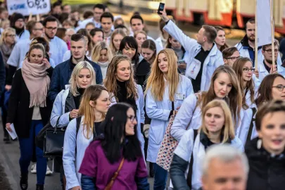 Uczestnicy przemarszu
