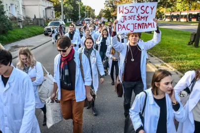 Uczestnicy przemarszu