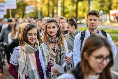 Uczestnicy przemarszu