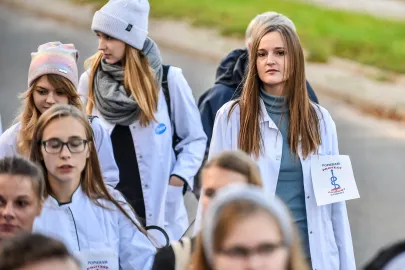 Uczestnicy przemarszu