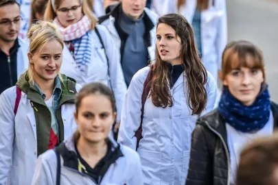 Uczestnicy przemarszu