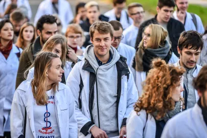 Uczestnicy przemarszu