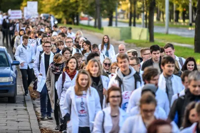 Uczestnicy przemarszu