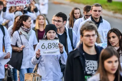 Uczestnicy przemarszu
