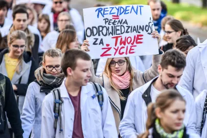 Uczestnicy przemarszu