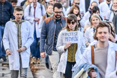 Uczestnicy przemarszu