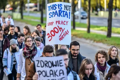 Uczestnicy przemarszu