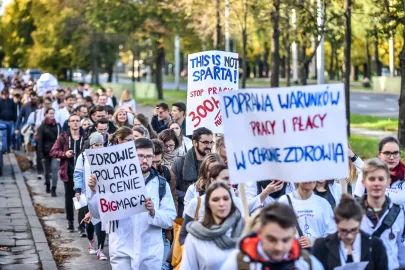 Uczestnicy przemarszu