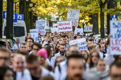 Uczestnicy przemarszu