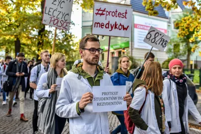 Uczestnicy przemarszu