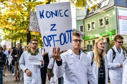 Uczestnicy przemarszu