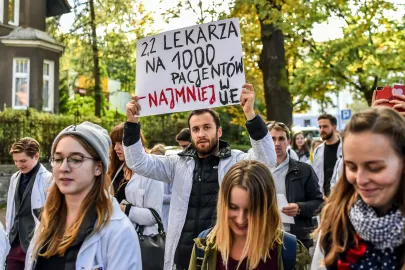Uczestnicy przemarszu
