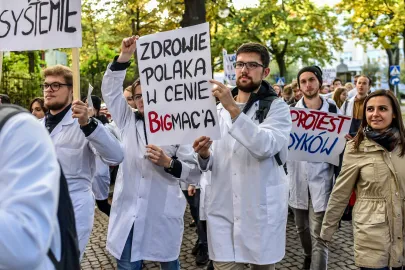 Uczestnicy przemarszu