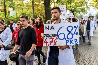 Uczestnicy przemarszu