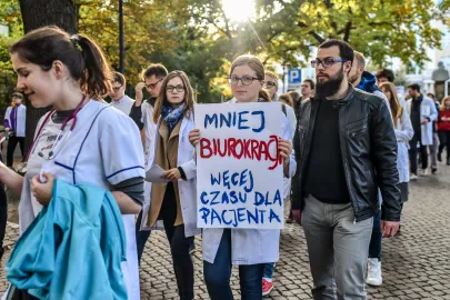 Uczestnicy przemarszu