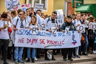 Uczestnicy przemarszu