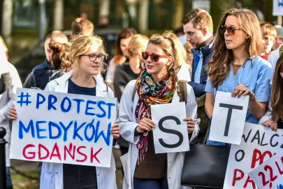 Uczestnicy przemarszu