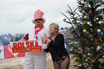 Nowy Rok morsów i Nordic Walking