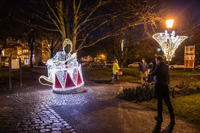 Iluminacja chłopca