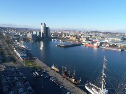 Skwer Kościuszki - Gdynia. zdj. Aerialperspectivv (facebook aerialperspectivv)