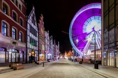 Iluminacje z Głównego Miasta