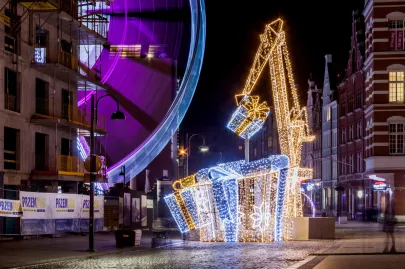 Iluminacje z Głównego Miasta