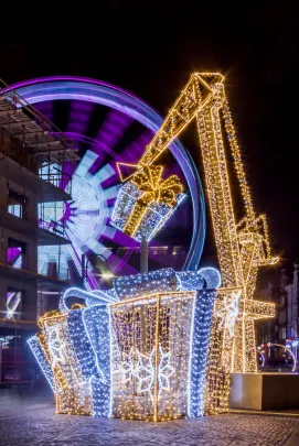 Iluminacje z Głównego Miasta
