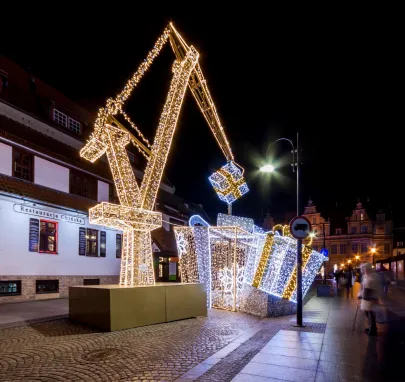 Iluminacje z Głównego Miasta