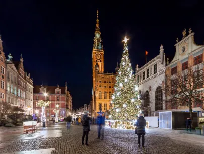 Iluminacje z Głównego Miasta
