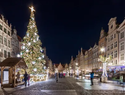 Iluminacje z Głównego Miasta