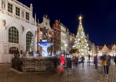 Iluminacje z Głównego Miasta