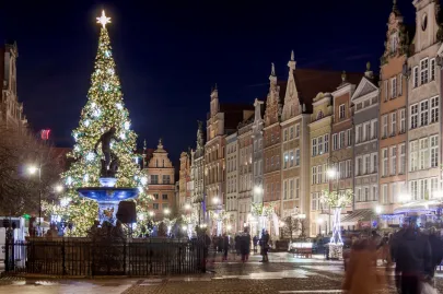 Iluminacje z Głównego Miasta
