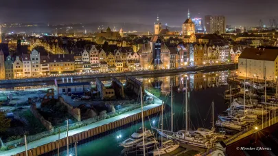 Gdańsk w nocy