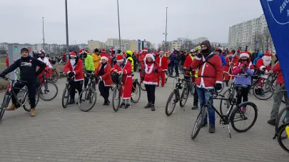 Na rowerach dla Orkiestry (Mikołaje na rowerach 2018)