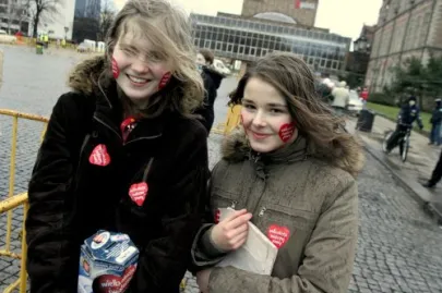 Wolontariuszki Magda i  Asia
