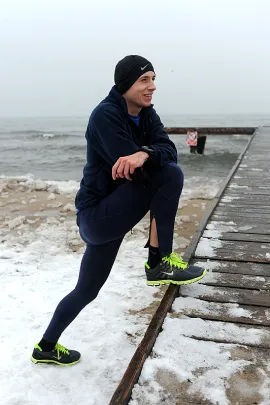 Bieg po plaży