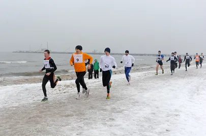 Bieg po plaży