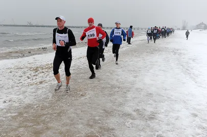 Bieg po plaży