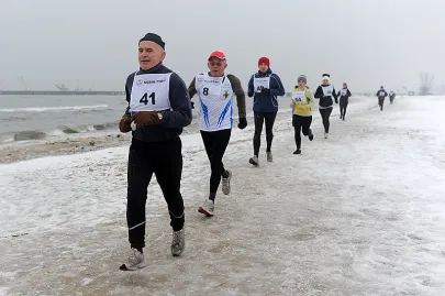 Bieg po plaży