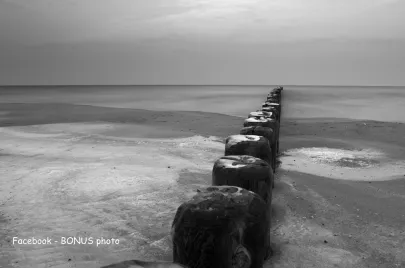 Plaża Chałupy - zachód słońca