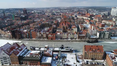 Widok na Gdańsk Główny