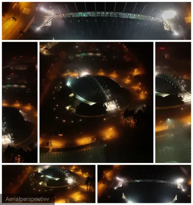 Arena Gdynia we mgle