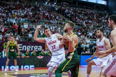 Adam Waczyński i Domantas Sabonis