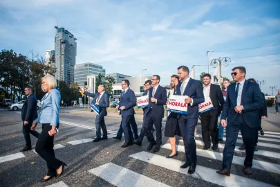 Mateusz Morawiecki i Marcin Horała