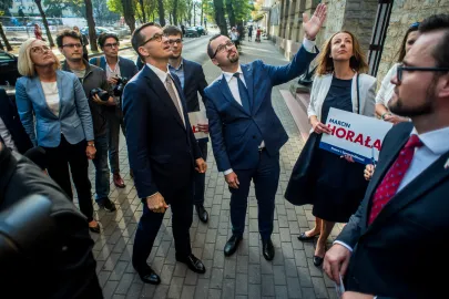 Mateusz Morawiecki i Marcin Horała
