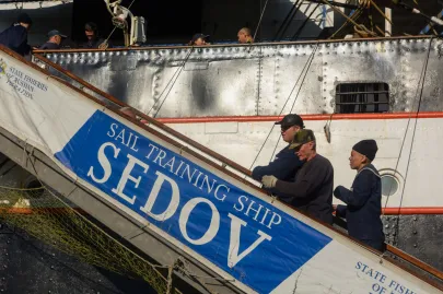 Żaglowiec Sedov przypłynął do Gdyni