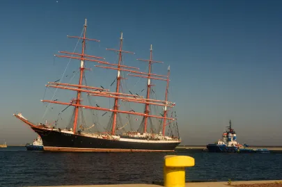 Żaglowiec Sedov przypłynął do Gdyni