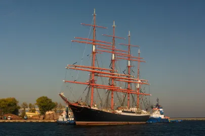 Żaglowiec Sedov przypłynął do Gdyni
