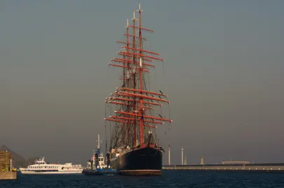 Żaglowiec Sedov przypłynął do Gdyni