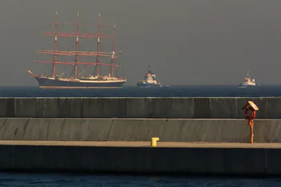 Żaglowiec Sedov przypłynął do Gdyni